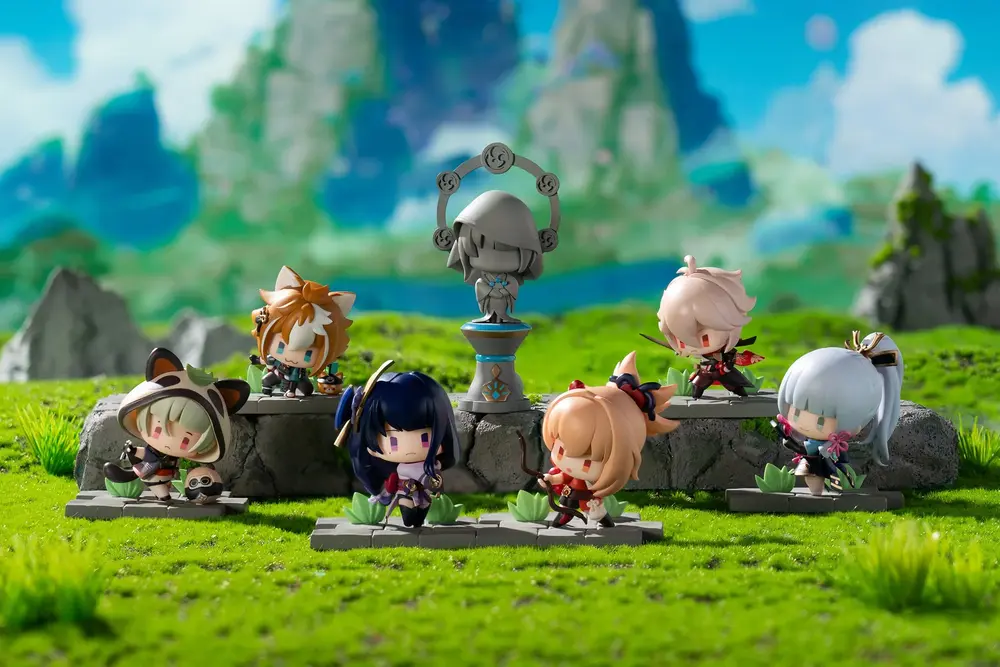 Genshin Impact Battle Scene Collection Mini Figures Inazuma Edition 6 cm - 1 unidade